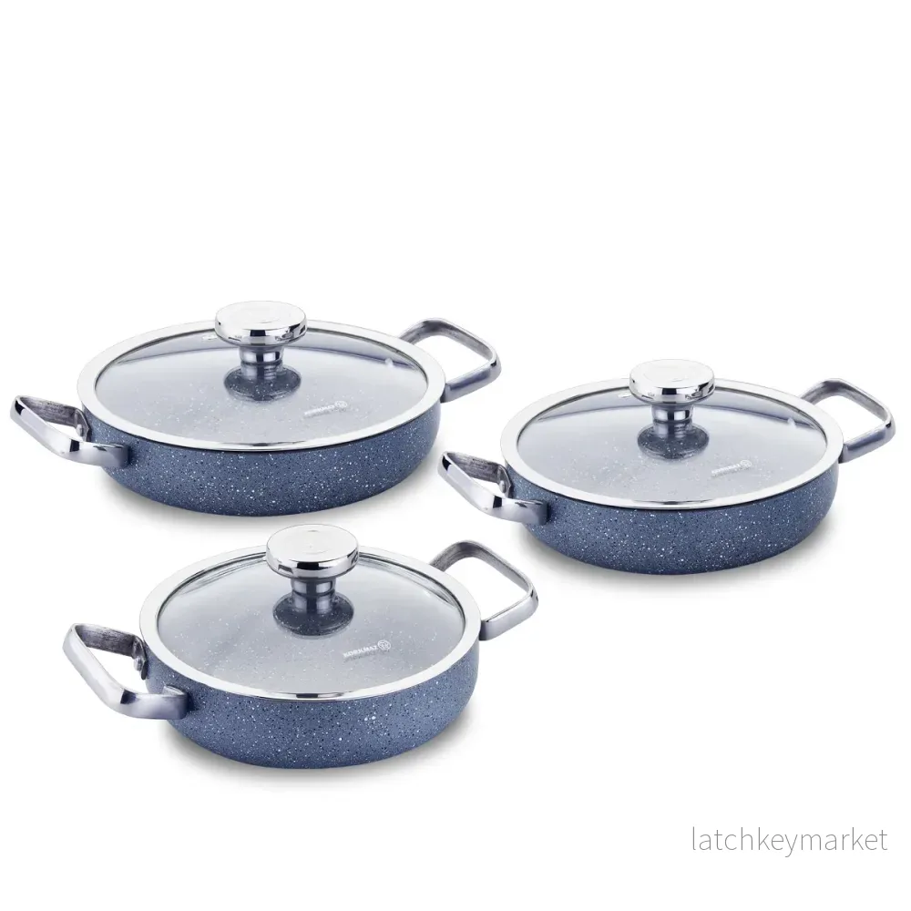 Korkmaz Stona 6 Delar Cookware Set A2862 Korkmaz Stona 6 Delar Cookware Set A2862