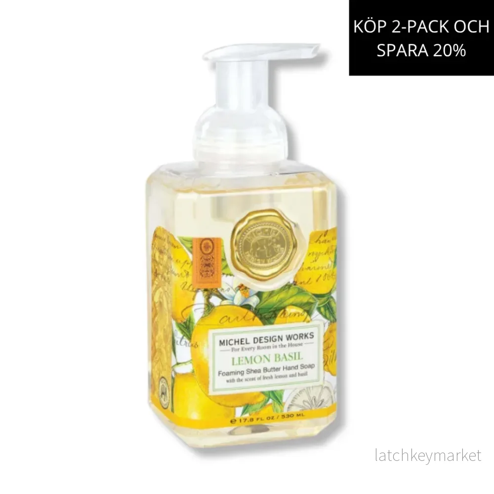 Skumtvål Lemon Basil-MICHEL DESIGN WORKS Skumtvål Lemon Basil-MICHEL DESIGN WORKS