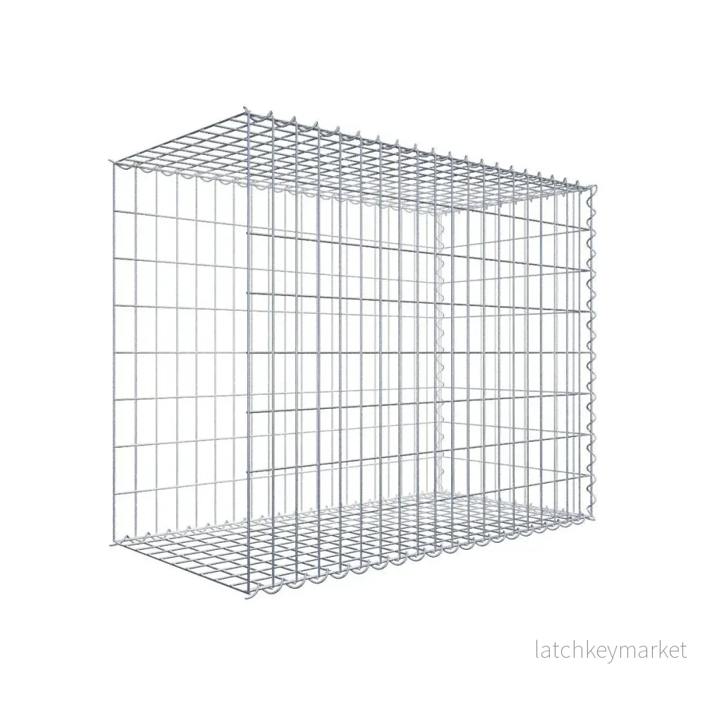 Extra gabion typ 2 100 cm x 80 cm x 50 cm (L x H x D), maskstorlek 5 cm x 10 cm, spiral Extra gabion typ 2 100 cm x 80 cm x 50 cm (L x H x D), maskstorlek 5 cm x 10 cm, spiral