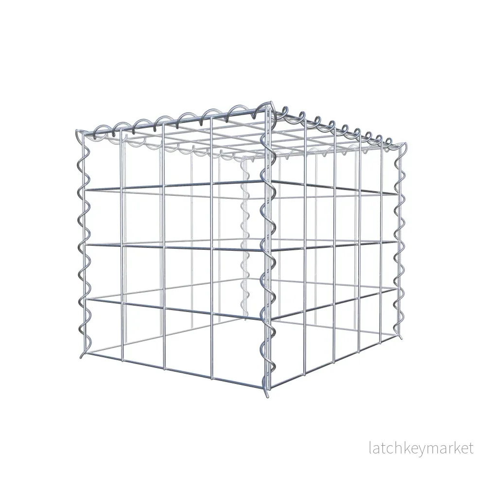 Extra gabion typ 3 50 cm x 40 cm x 40 cm (L x H x D), maskstorlek 10 cm x 10 cm, spiral - Bild 3