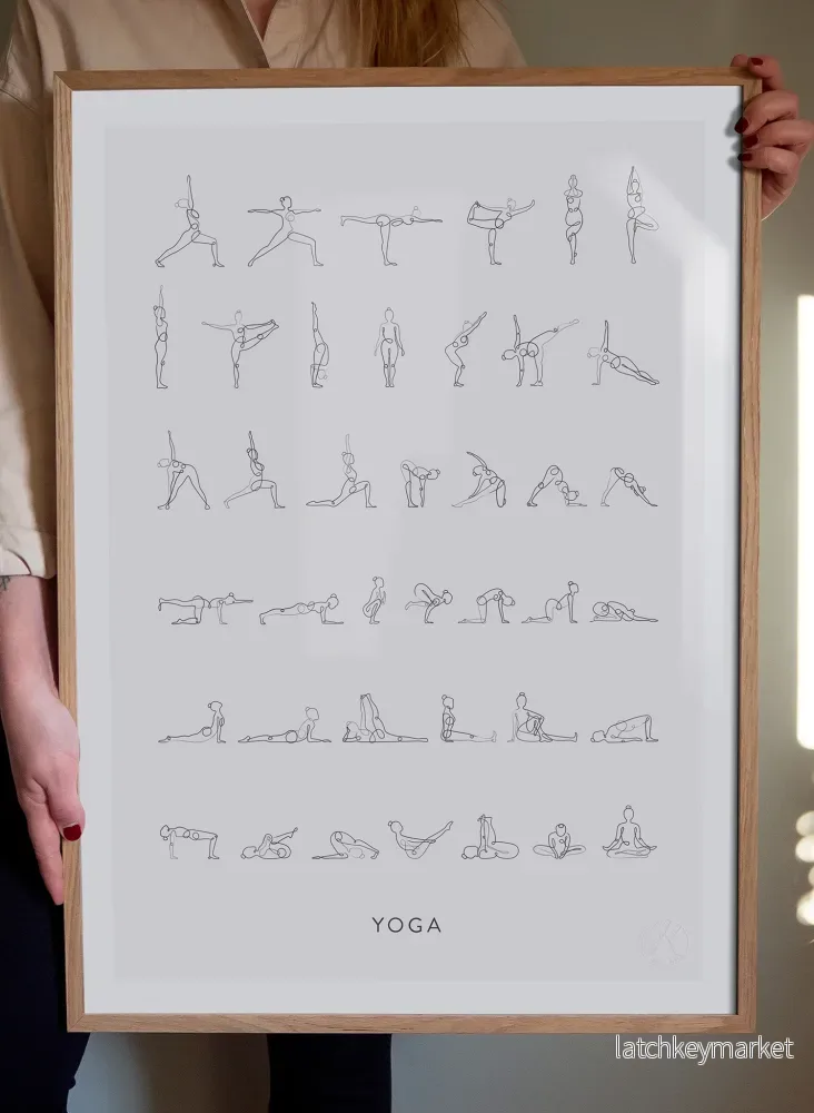 Poster ”Yoga” 50 x 70 cm Poster ”Yoga” 50 x 70 cm