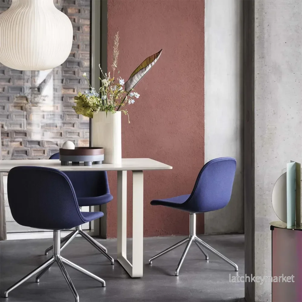 Fiber Side Chair Swivel Base Leather - Bild 3