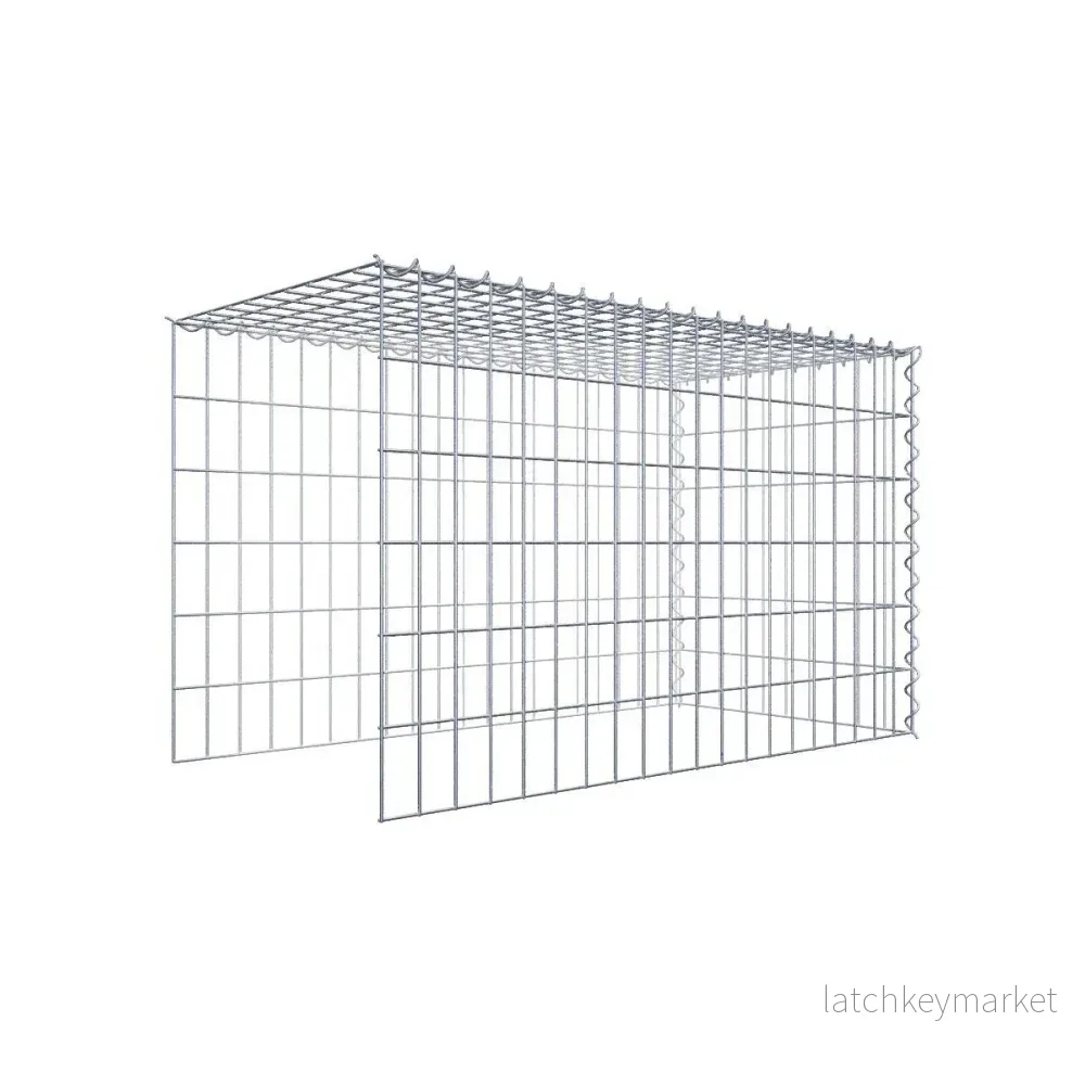 Extra gabion typ 4 100 cm x 60 cm x 50 cm (L x H x D), maskstorlek 5 cm x 10 cm, spiral Extra gabion typ 4 100 cm x 60 cm x 50 cm (L x H x D), maskstorlek 5 cm x 10 cm, spiral