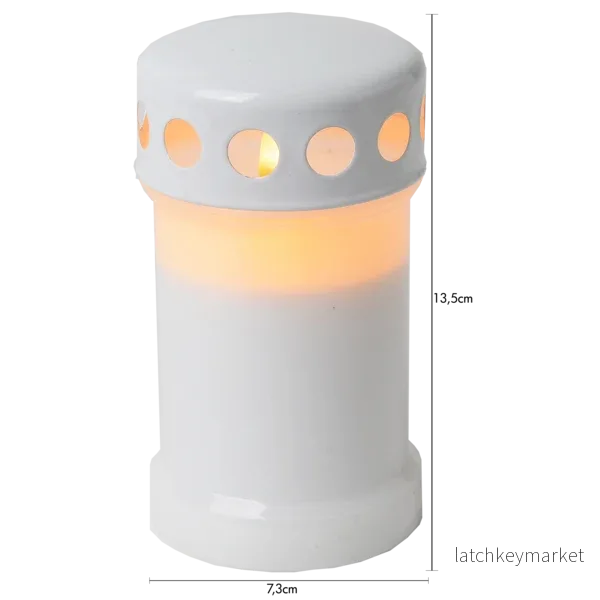 Gravdekoration LED Gravljus Serene Vit 13,5 cm - Bild 3