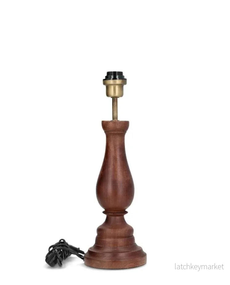 Bordslampa Lampfot Theo Brun 43 cm Bordslampa Lampfot Theo Brun 43 cm