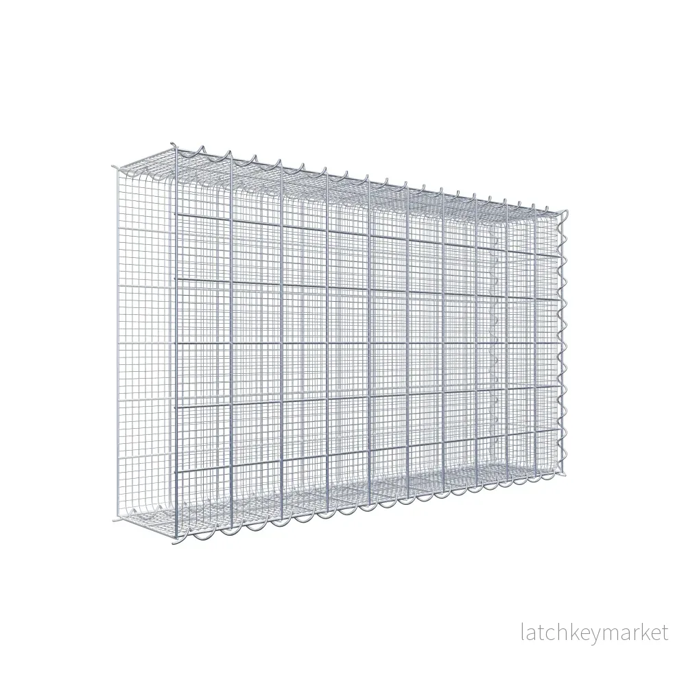 Sandodlingsgabion typ 2 100 cm x 60 cm x 20 cm (L x H x D), maskstorlek 10 cm x 10 cm, spiral