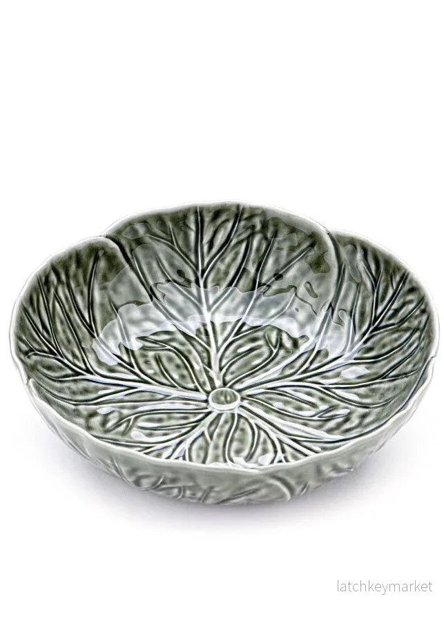 Cabbage Serveringsskål 29 cm, Olivgrön