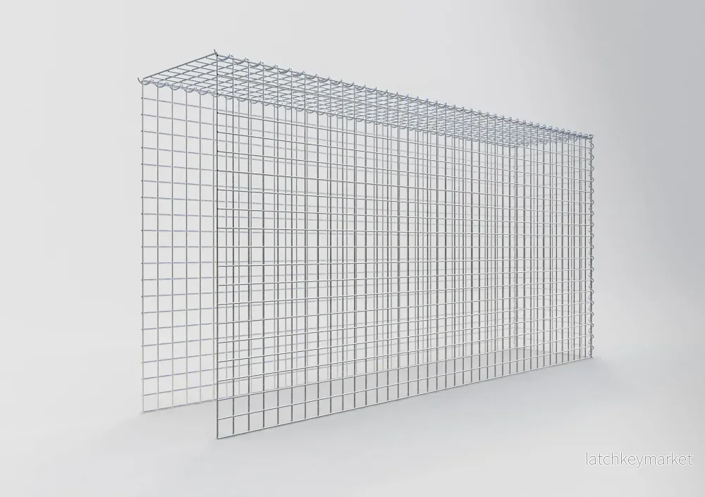 Extra gabion typ 4 200 cm x 100 cm x 40 cm (L x H x D), maskstorlek 5 cm x 5 cm, spiral - Bild 2