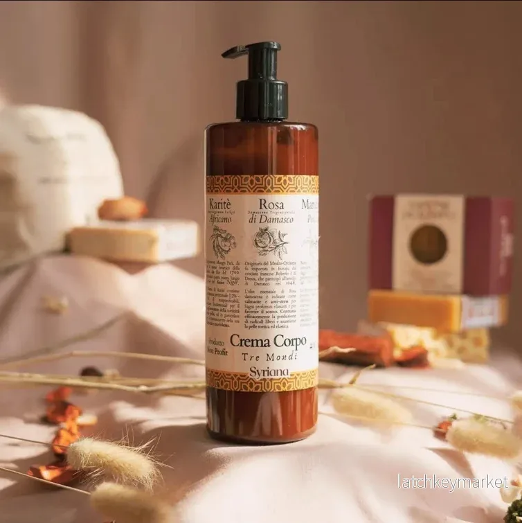 Mosaic of Oils Hand & Body Lotion – Almond oil, Shea butter and Damask rose – 400 ml