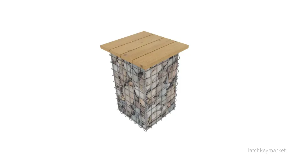 Spiralformad pall MW 5 x 5 TEAK - Bild 3