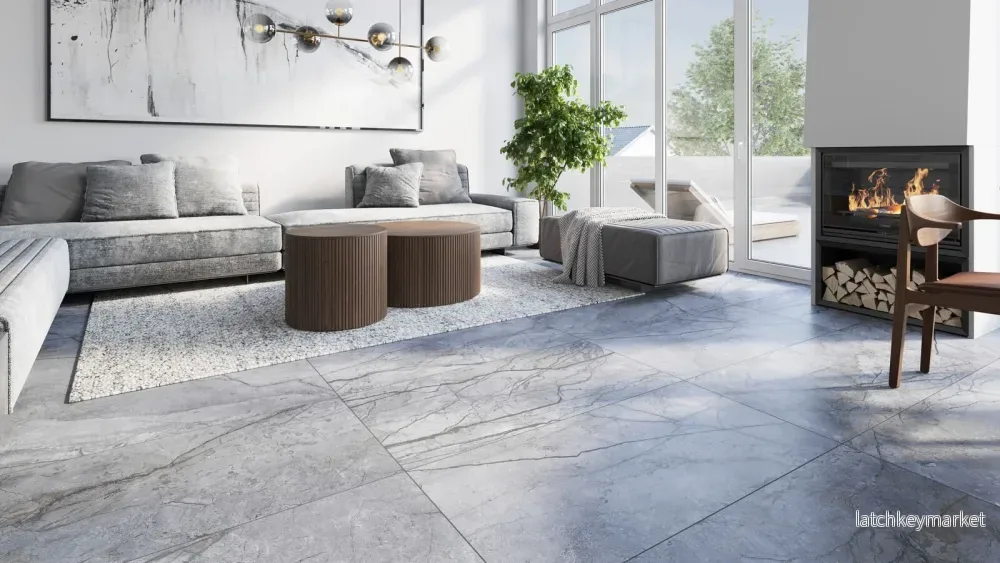 Sandby Grå Klinker 120x60 - Bild 2