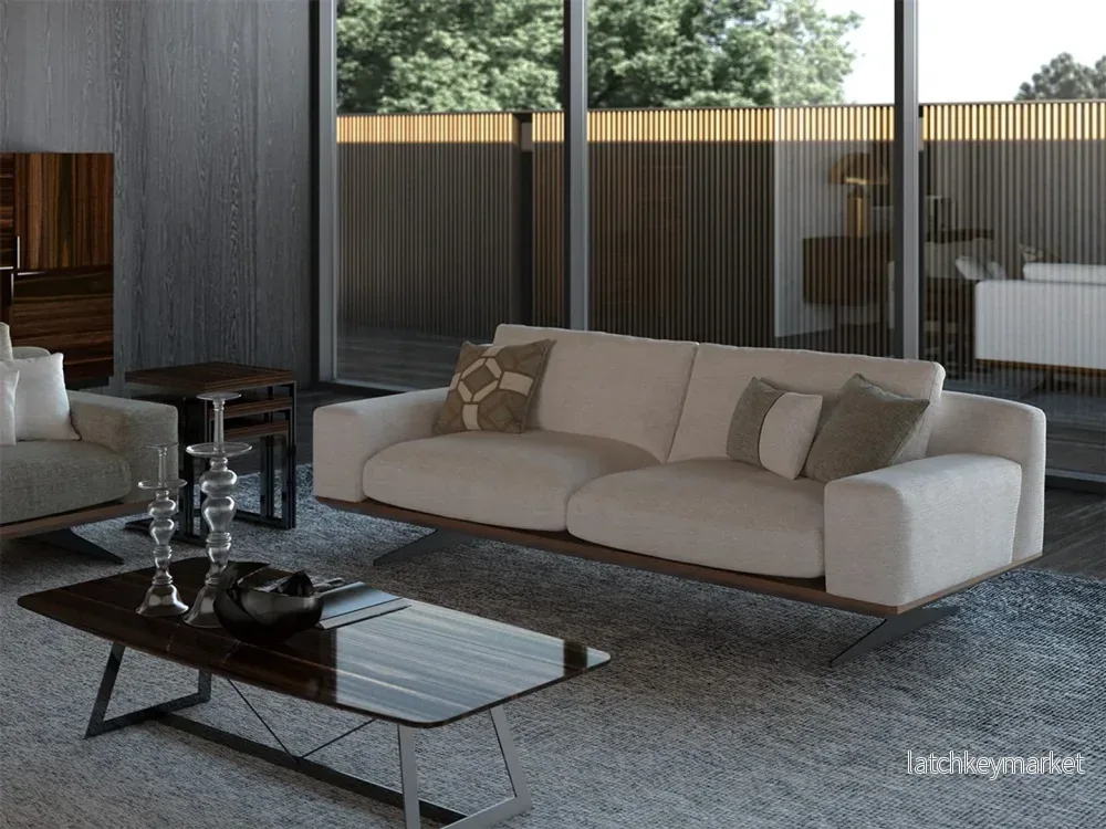 Elegant 3-Sits Soffa - Bild 2