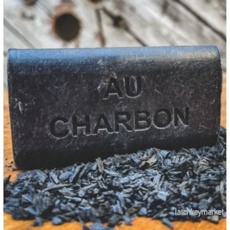 Savonnette Marseillaise Charcoal Soap 100g