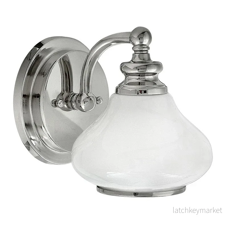 Badrumslampa Frogmore krom