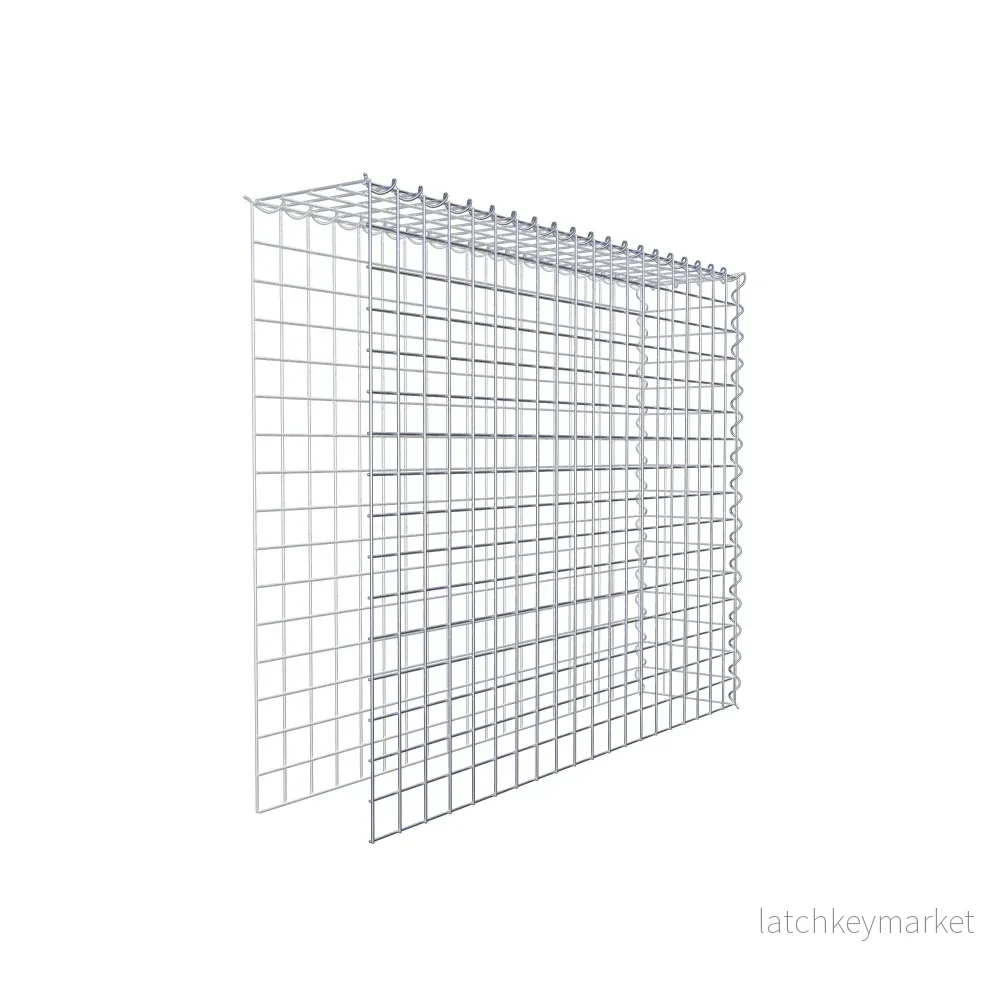 Extra gabion typ 4 100 cm x 80 cm x 20 cm (L x H x D), maskstorlek 5 cm x 5 cm, spiral - Bild 3