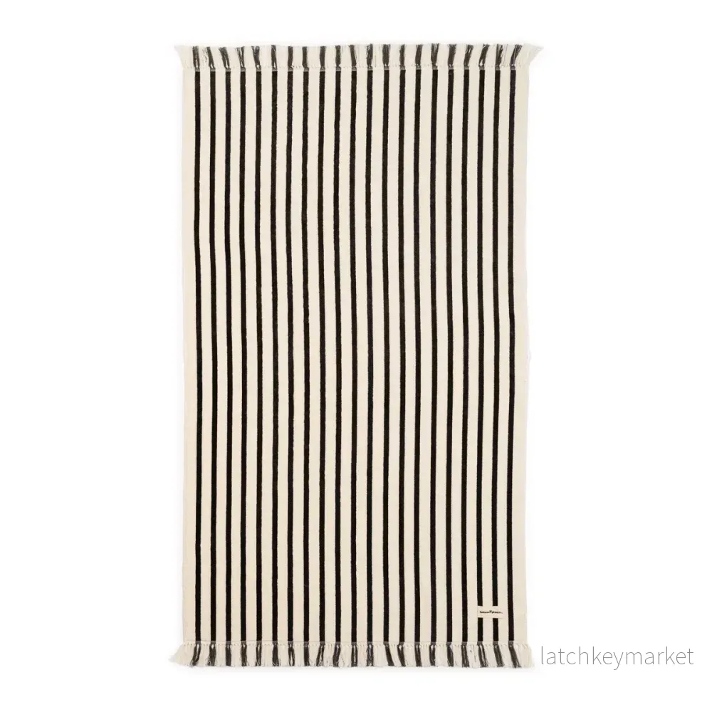 Beach Towel Monaco Black Stripe - Bild 3