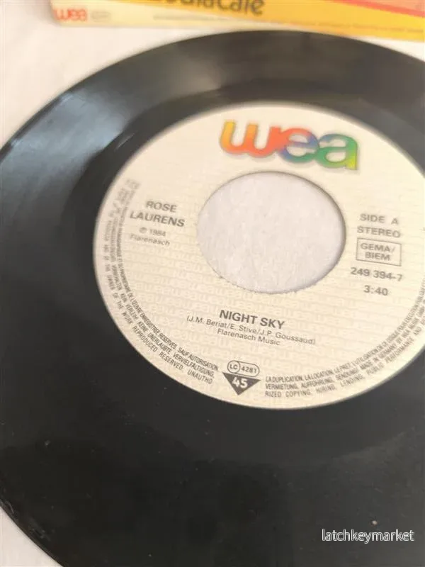 Rose Laurens – Night Sky Zodiacale (7” Vinyl, 1988) - Bild 3