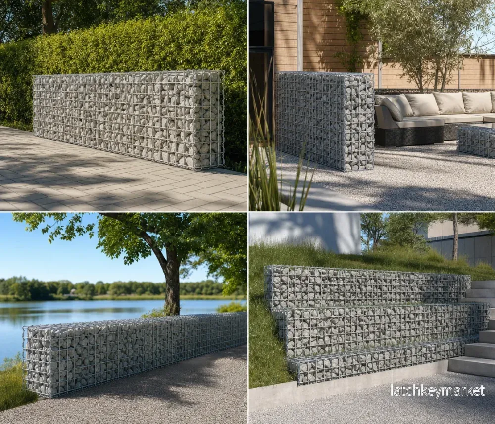 Gabion tillverkad efter mått – maskstorlek 10x10cm