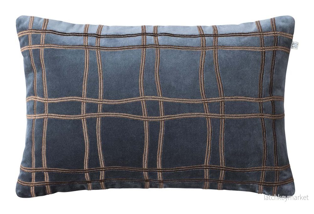 Tattersall Velvet Cushion Cover 40x60 - Bild 3