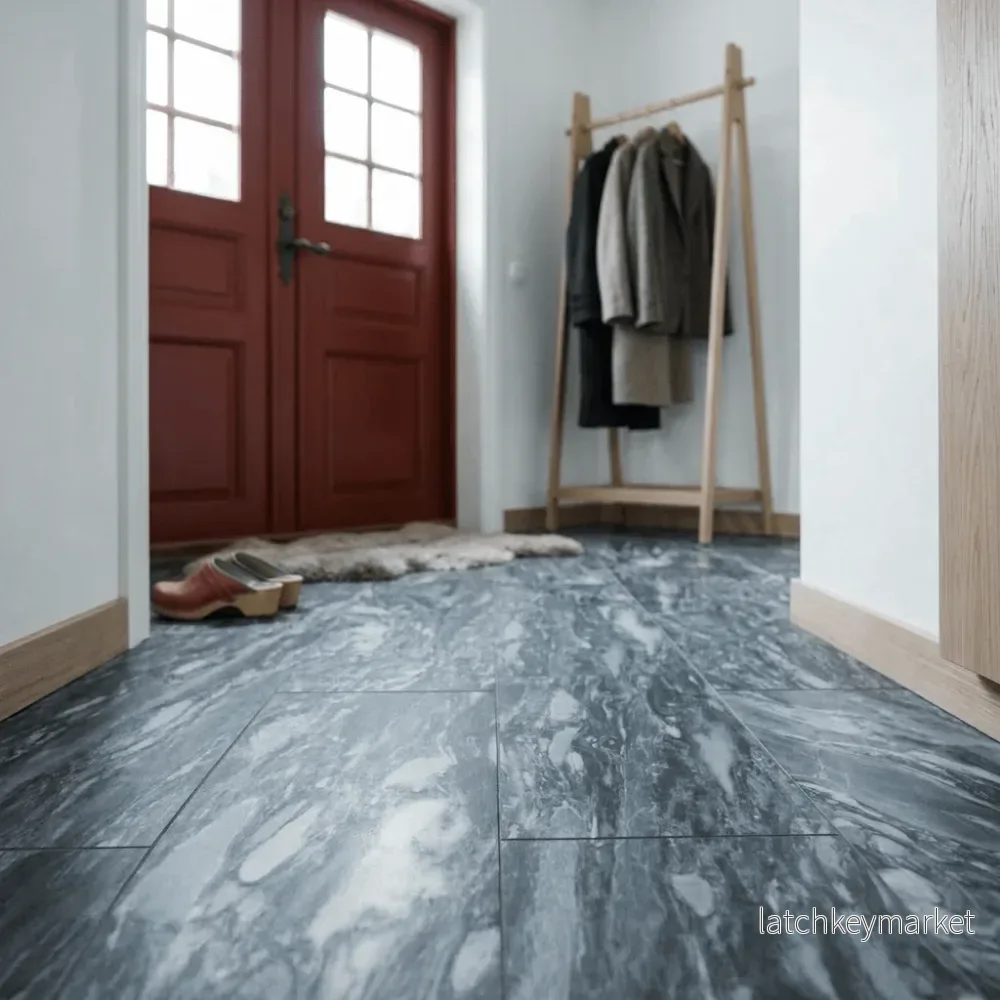 Fauskemarmor Hermelin Standard Slipad Fallande Fauskemarmor Hermelin Standard Slipad Fallande