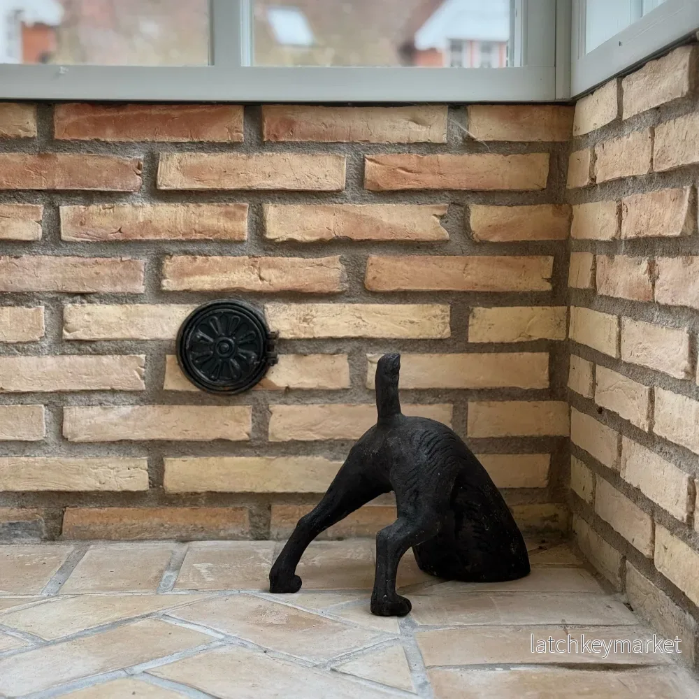 Dörrstopp hund gjutjärn - Bild 3