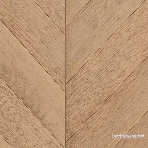 Mjukt överdrag i trä – H50 Chevron Oak 122cm