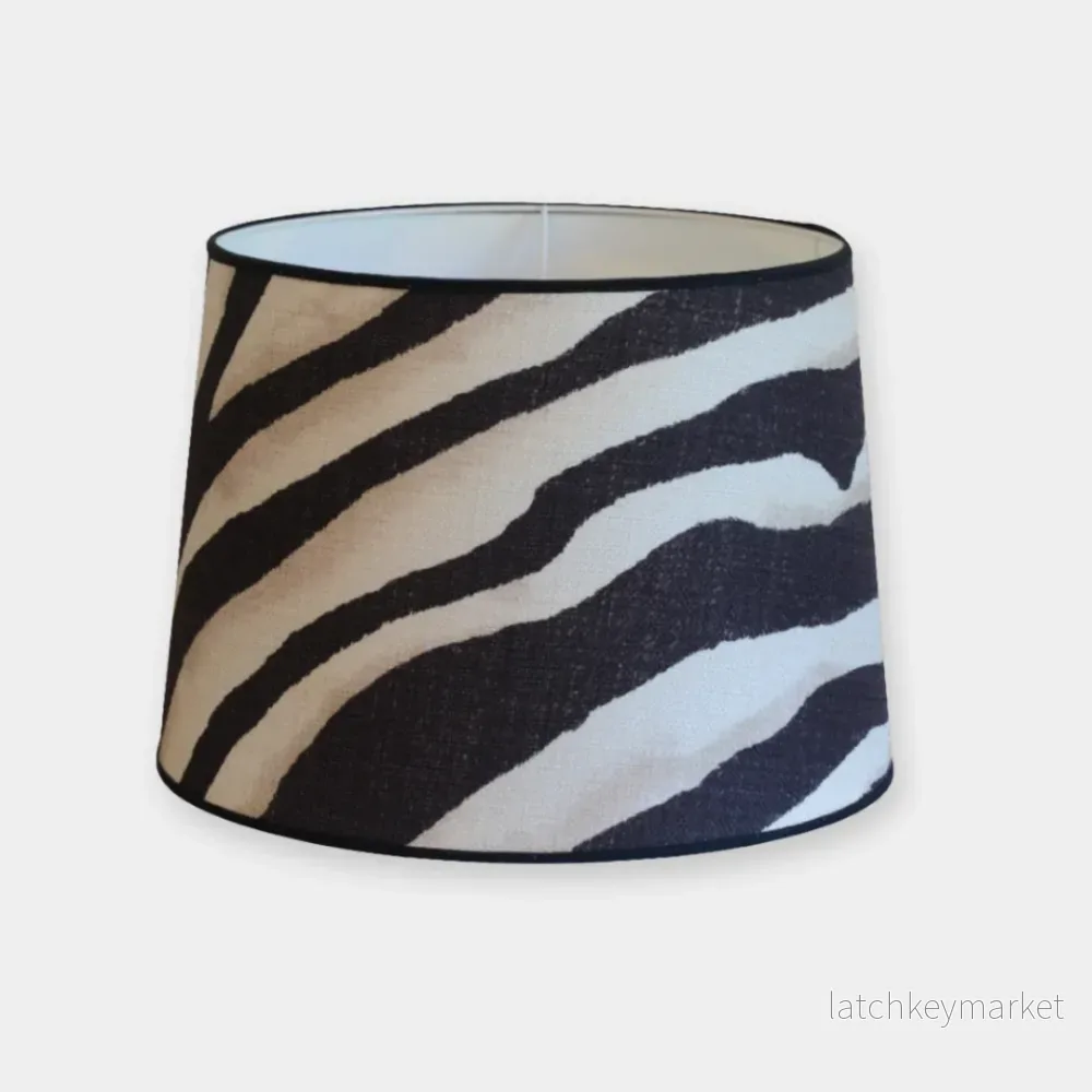 Rund Lampskärm tyg Ralph Lauren home d 30 cm Rund Lampskärm tyg Ralph Lauren home d 30 cm