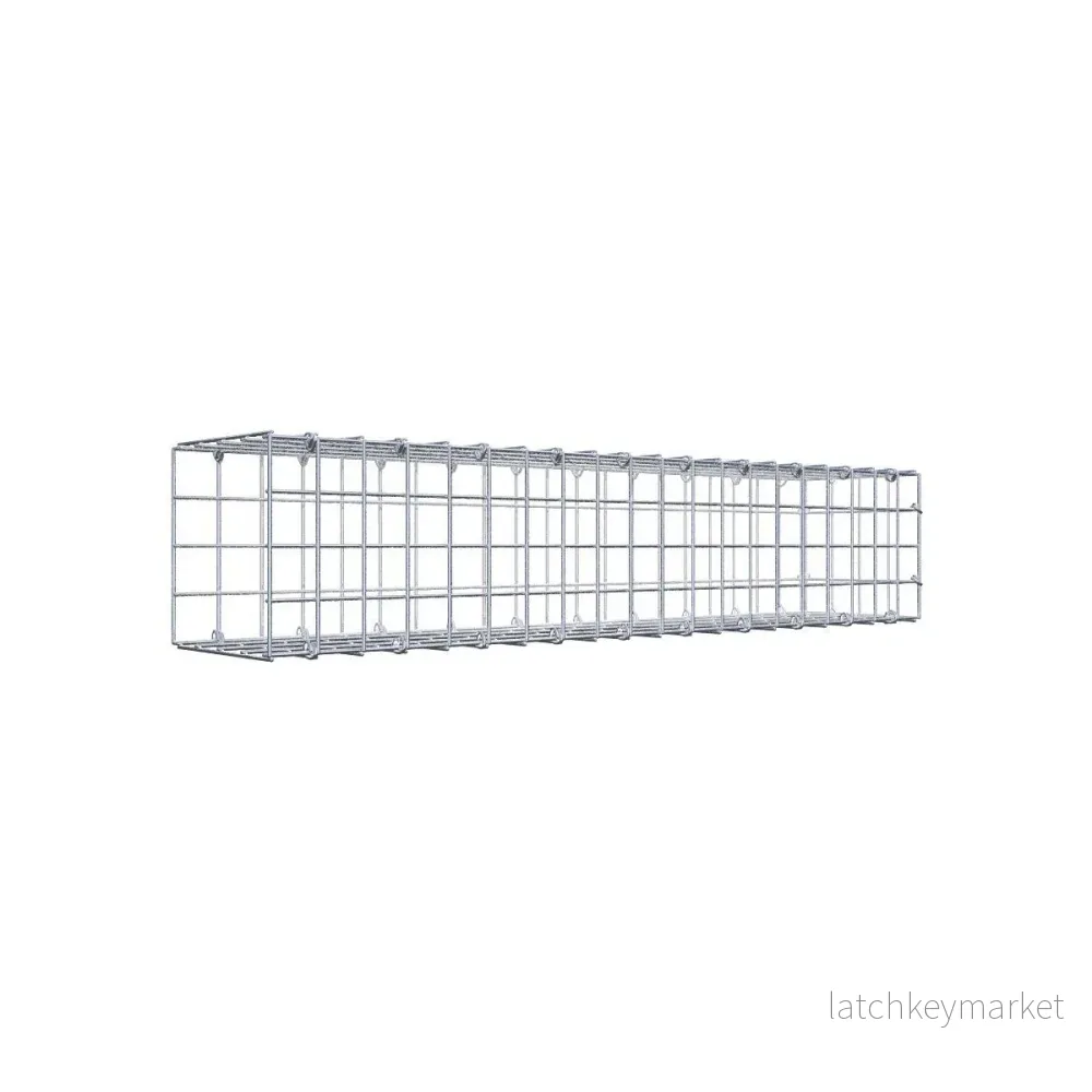 Fästbar gabion typ 2 100 cm x 20 cm x 20 cm (L x H x D), maskstorlek 5 cm x 5 cm, C-ring Fästbar gabion typ 2 100 cm x 20 cm x 20 cm (L x H x D), maskstorlek 5 cm x 5 cm, C-ring