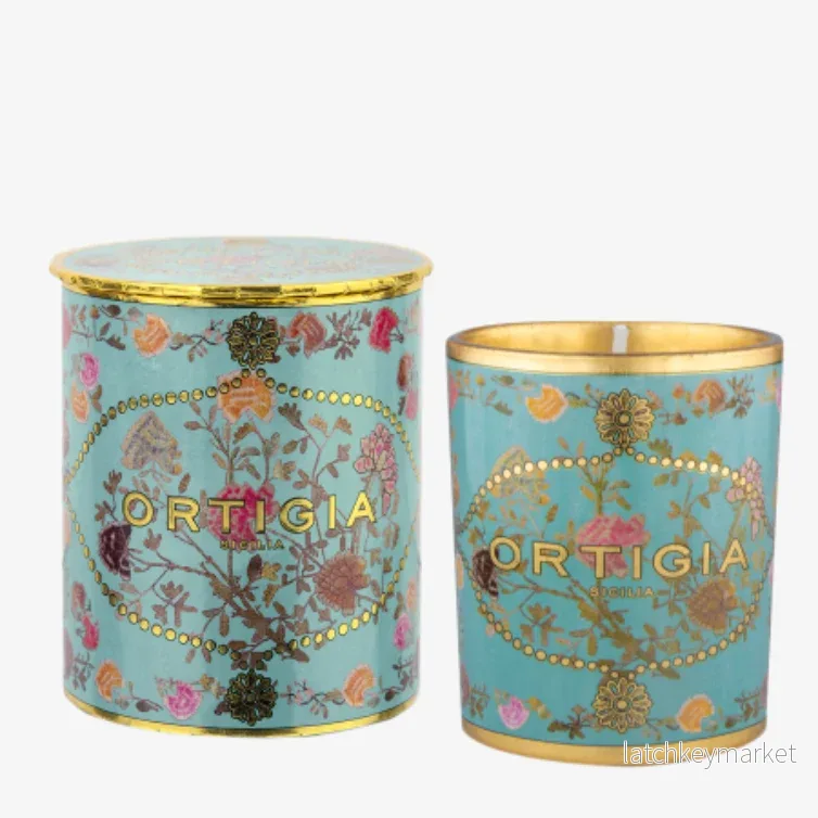 Ortigia Sicilia Florio Decorated Candle