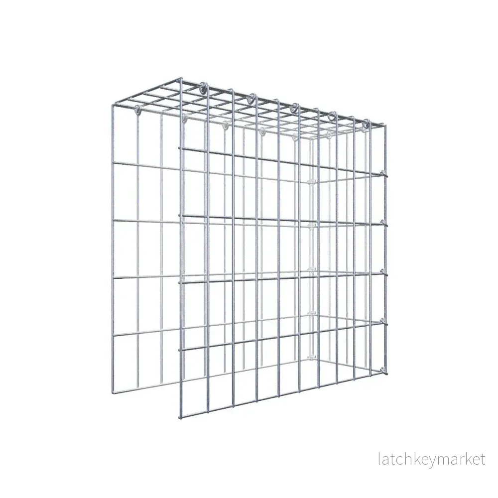 Extra gabion typ 4 50 cm x 50 cm x 20 cm (L x H x D), maskstorlek 5 cm x 10 cm, C-ring Extra gabion typ 4 50 cm x 50 cm x 20 cm (L x H x D), maskstorlek 5 cm x 10 cm, C-ring