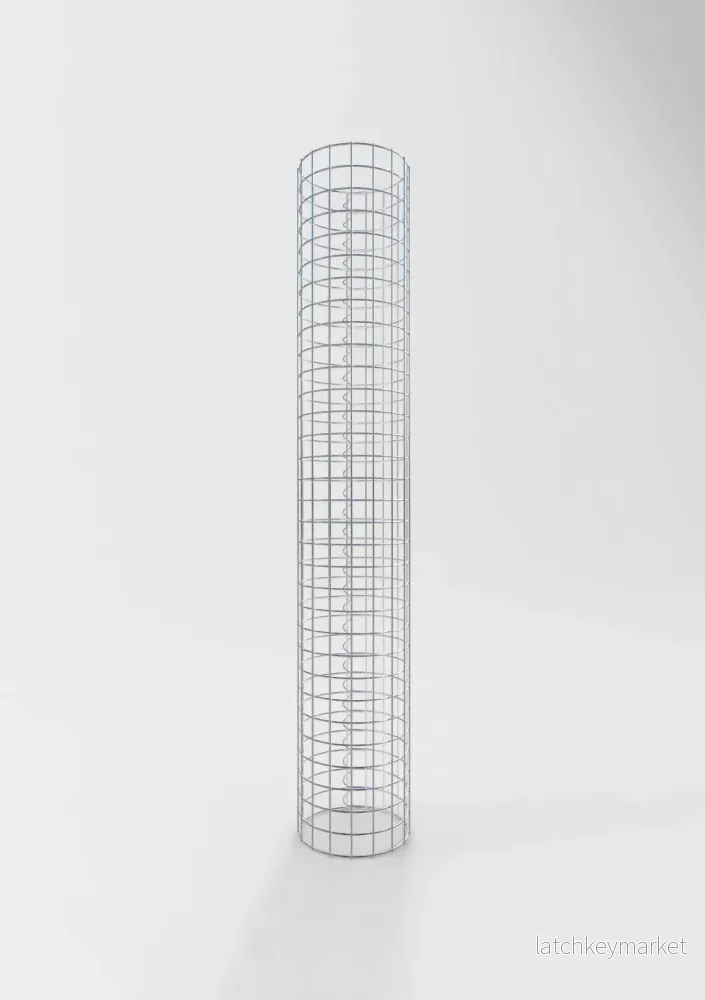 Gabionpelare rund 27 cm diameter, 160 cm höjd, maskstorlek 5 cm x 5 cm - Bild 2