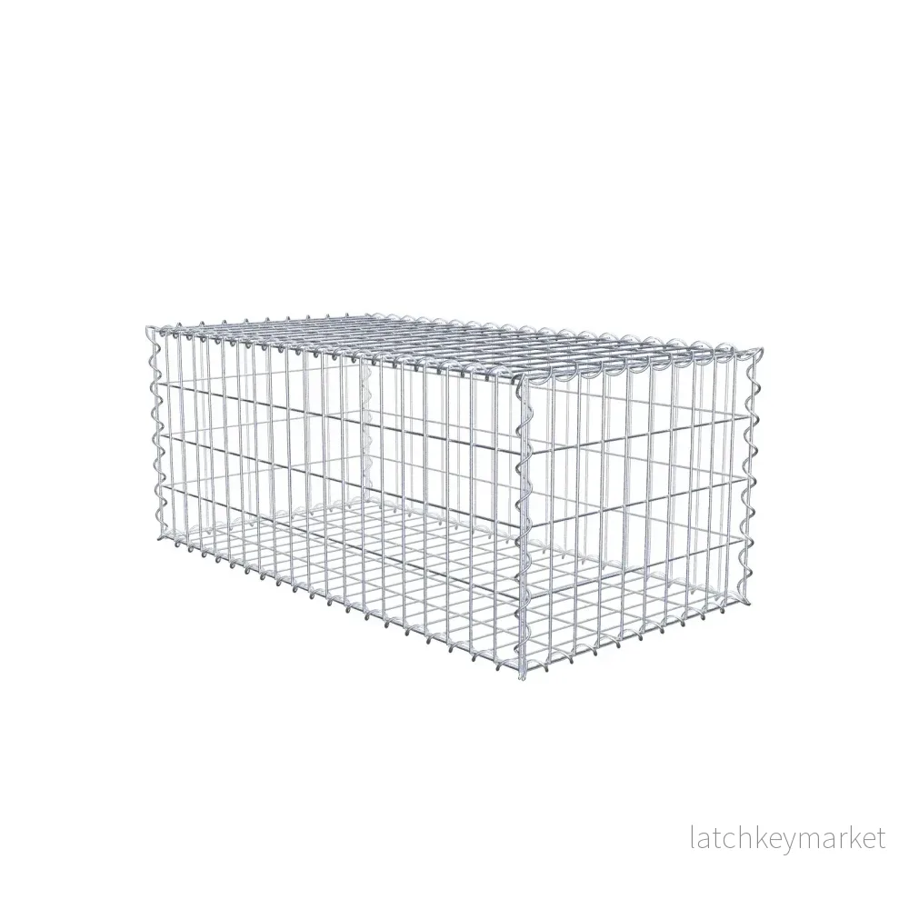 Gabion 100 cm x 40 cm x 50 cm (L x H x D), maskstorlek 5 cm x 10 cm, spiral Gabion 100 cm x 40 cm x 50 cm (L x H x D), maskstorlek 5 cm x 10 cm, spiral