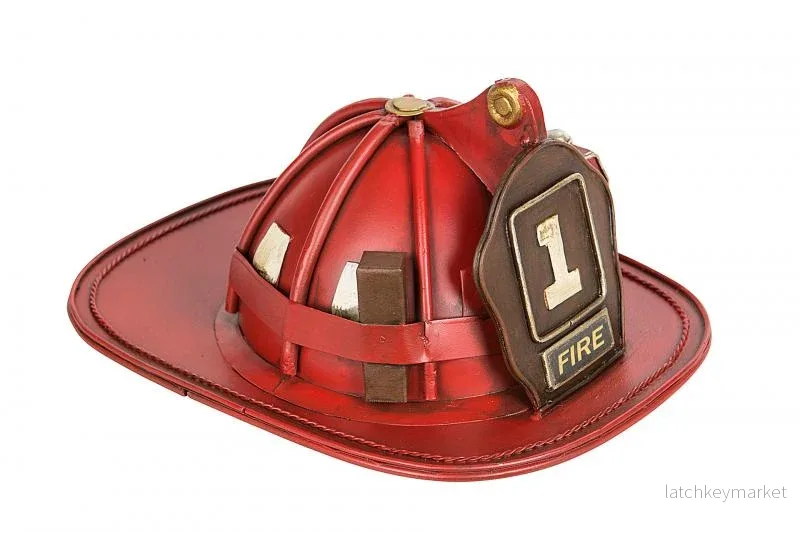 Dekoration Hjälm Brandman Metall 25x17x12cm REA Dekoration Hjälm Brandman Metall 25x17x12cm REA