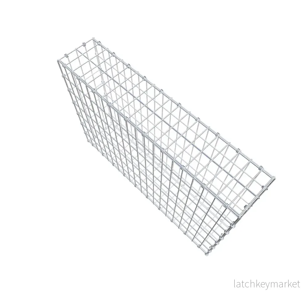 Gabion 100 cm x 70 cm x 20 cm (L x H x D), maskstorlek 5 x 10 cm, spiralring - Bild 3