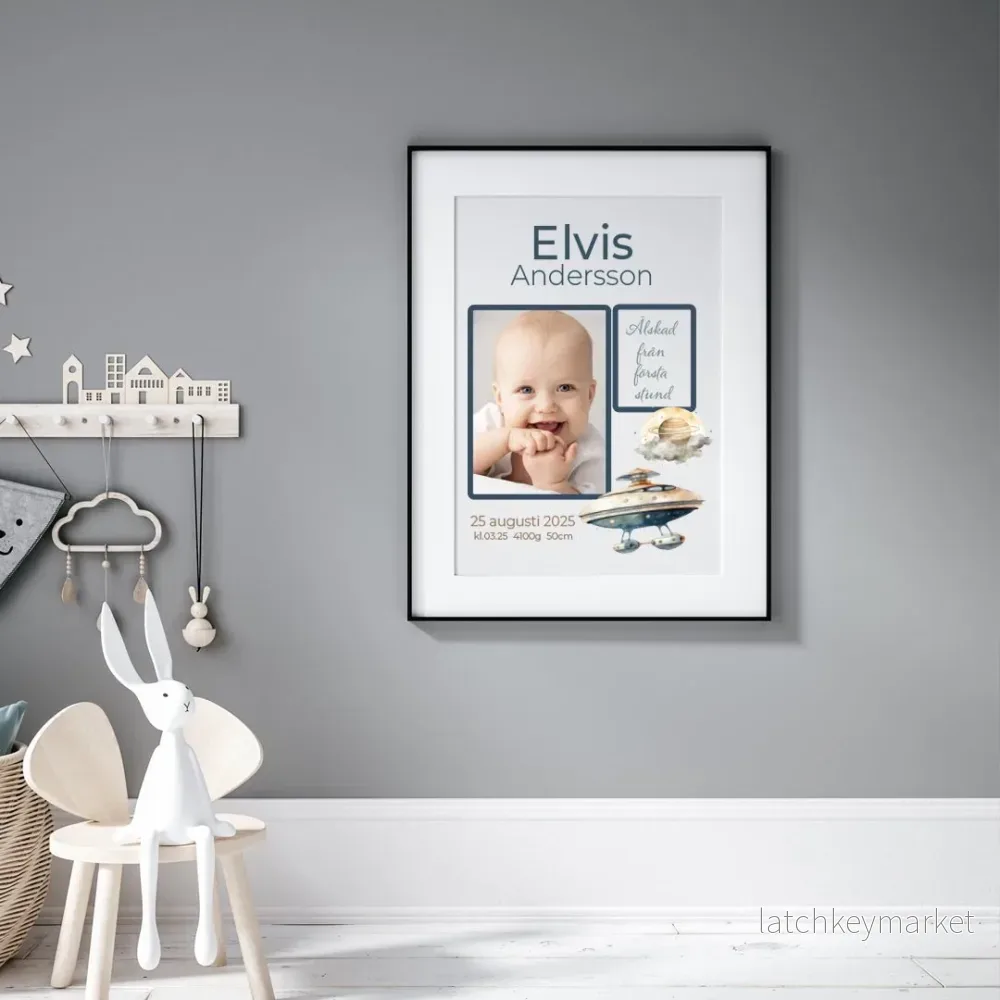 Namntavla Eget foto - Space - Bild 2