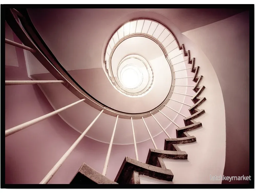 Poster Spiraltrappa Poster Spiraltrappa