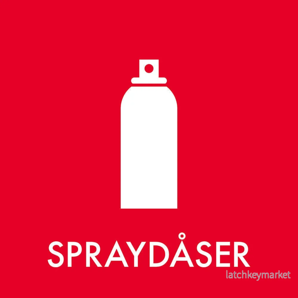 Avfallssortering - Sprayburkar