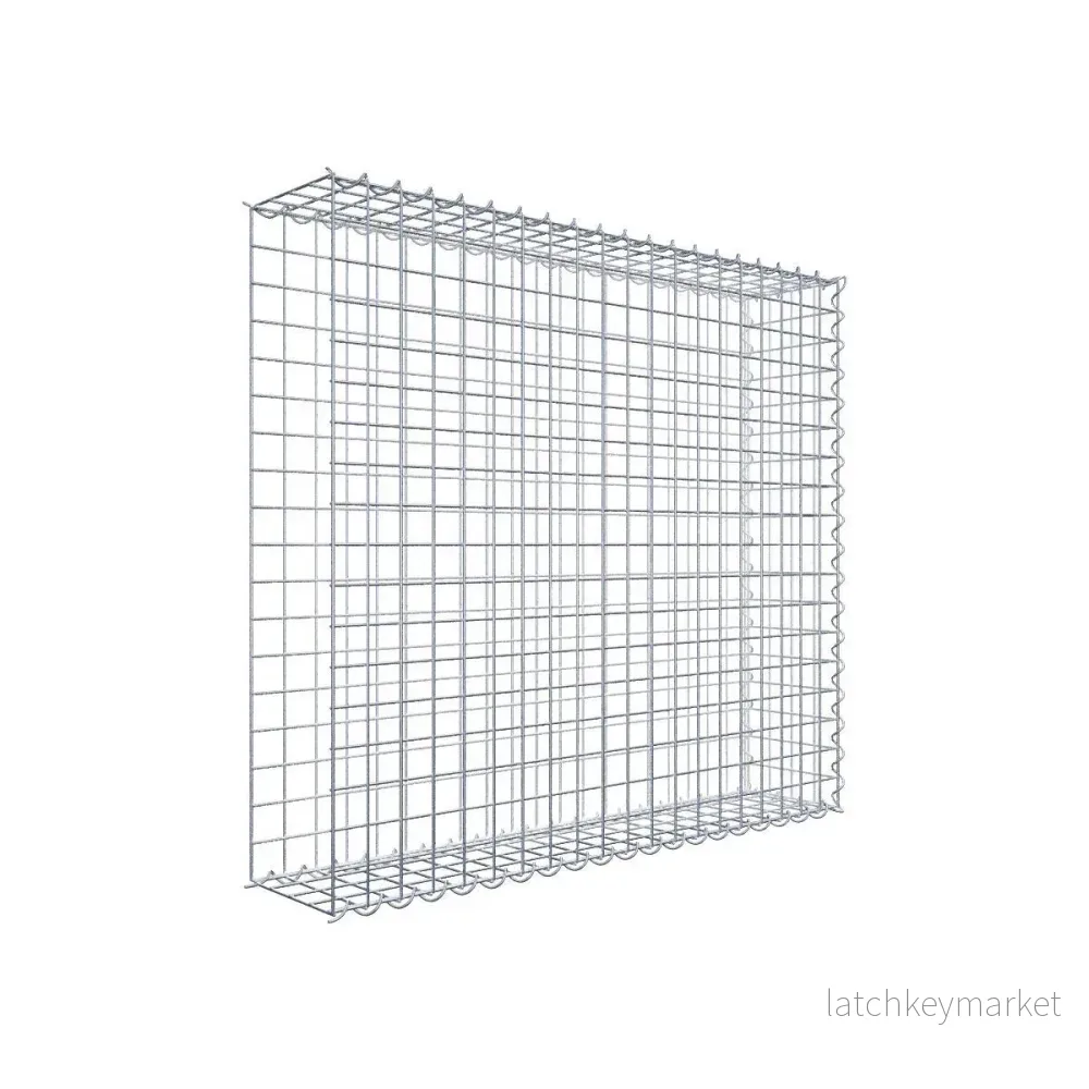 Extra gabion typ 2 100 cm x 90 cm x 20 cm (L x H x D), maskstorlek 5 cm x 5 cm, spiral Extra gabion typ 2 100 cm x 90 cm x 20 cm (L x H x D), maskstorlek 5 cm x 5 cm, spiral