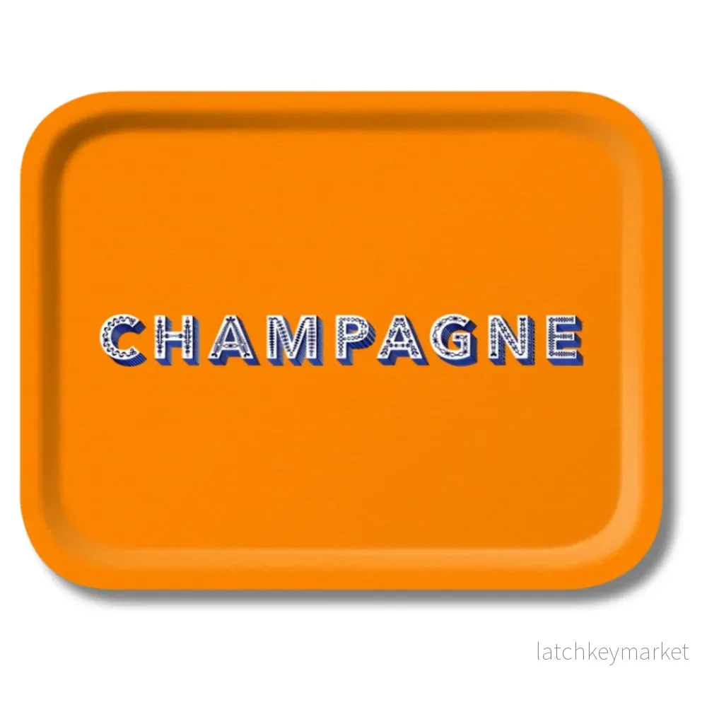 Bricka – Champagne Satsuma orange Bricka – Champagne Satsuma orange