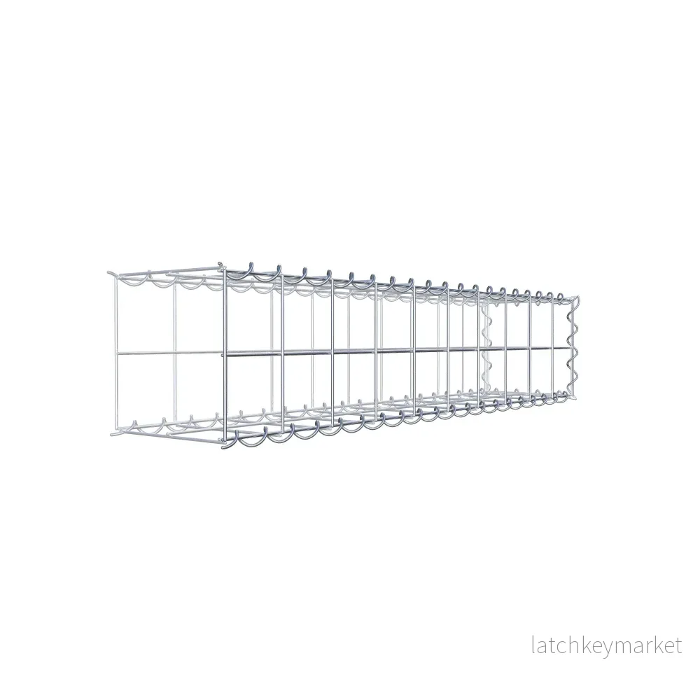 Extra gabion typ 2 100 cm x 20 cm x 20 cm (L x H x D), maskstorlek 10 cm x 10 cm, spiral - Bild 3