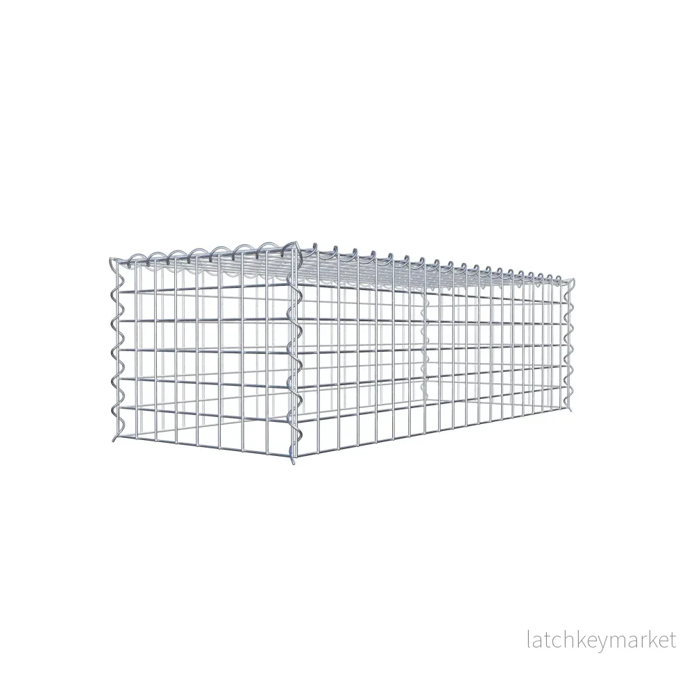 Extra gabion typ 3 100 cm x 30 cm x 40 cm (L x H x D), maskstorlek 5 cm x 5 cm, spiral - Bild 3