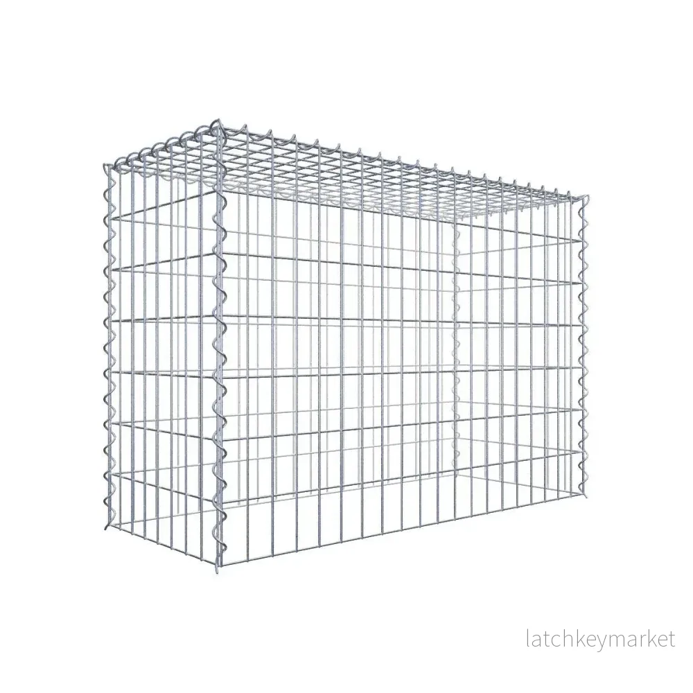 Extra gabion typ 3 100 cm x 70 cm x 40 cm (L x H x D), maskstorlek 5 cm x 10 cm, spiral Extra gabion typ 3 100 cm x 70 cm x 40 cm (L x H x D), maskstorlek 5 cm x 10 cm, spiral