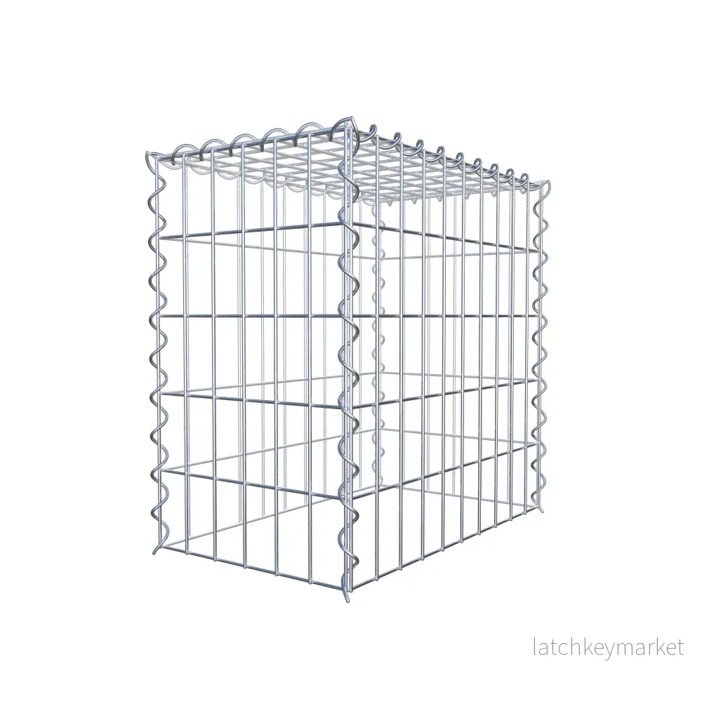 Påväxt gabion typ 3 50 cm x 50 cm x 30 cm (L x H x D), maskstorlek 5 cm x 10 cm, spiral - Bild 3