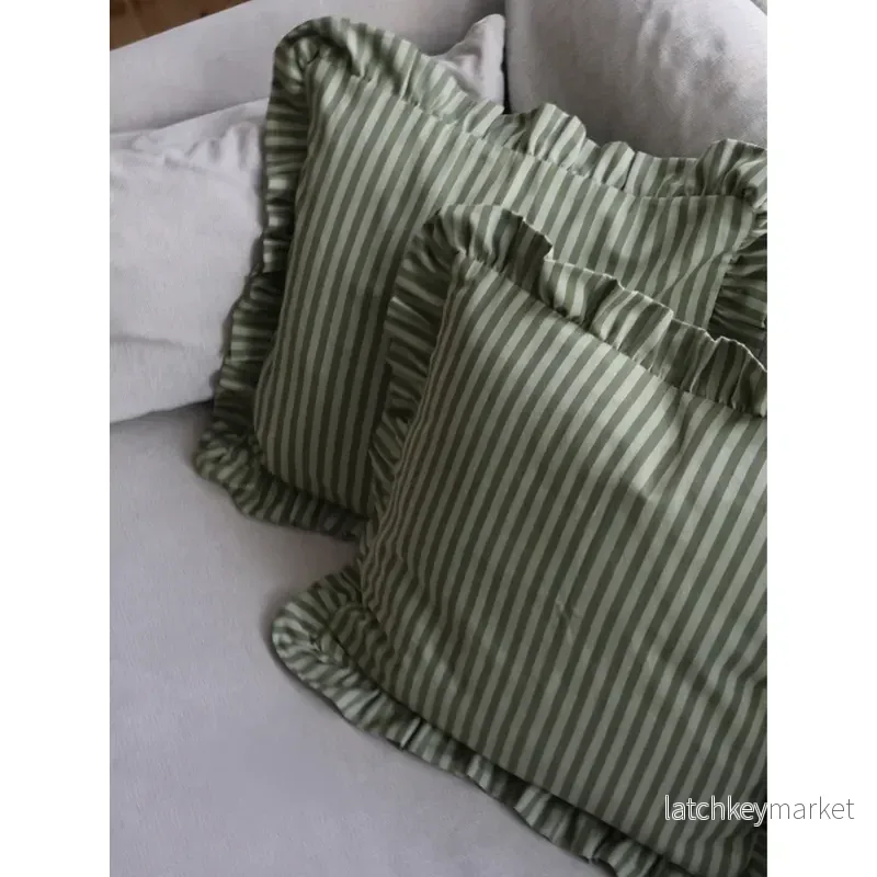 Kuddfodral Tuva Grön 45 x 45 cm