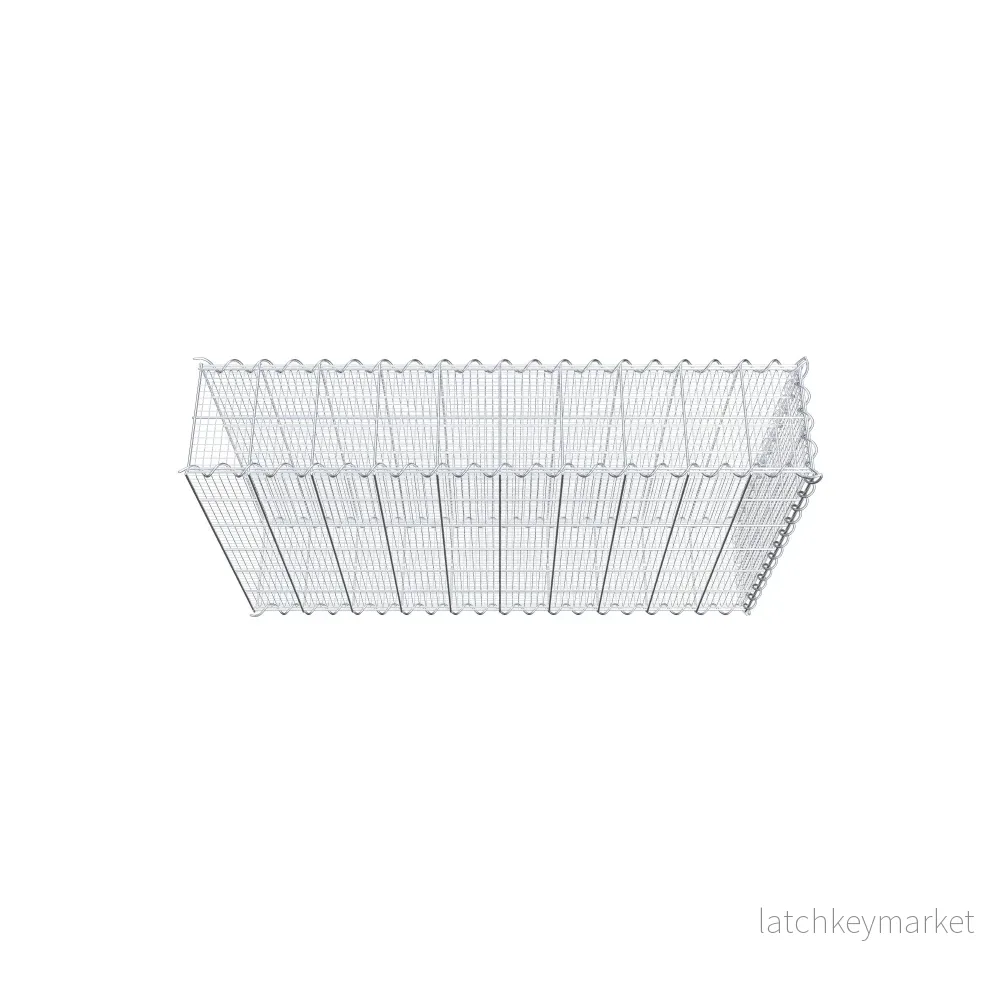 Sandodlingsgabion typ 2 100 cm x 60 cm x 20 cm (L x H x D), maskstorlek 10 cm x 10 cm, spiral - Bild 3