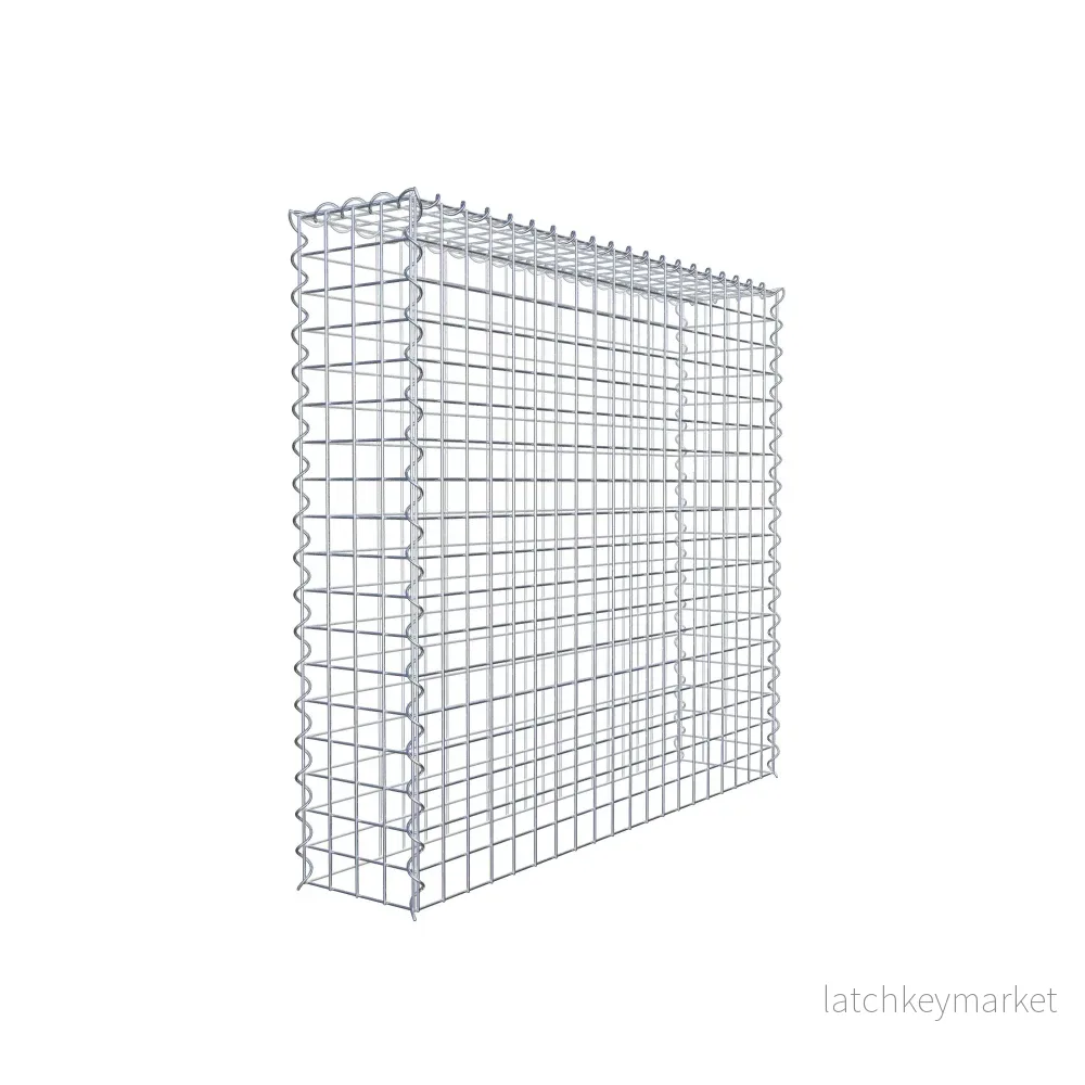 Extra gabion typ 3 100 cm x 90 cm x 20 cm (L x H x D), maskstorlek 5 cm x 5 cm, spiral - Bild 3