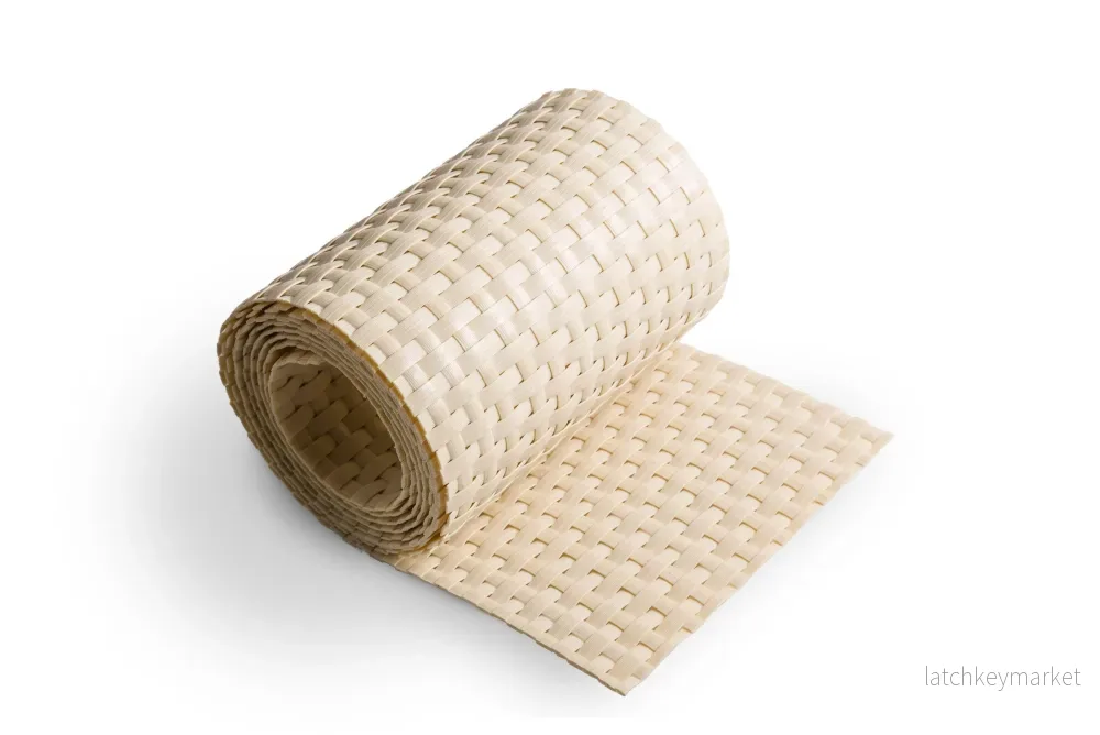 Polyrattan – Insynsskyddsremsor i beige MW 5 x 20 cm Polyrattan – Insynsskyddsremsor i beige MW 5 x 20 cm