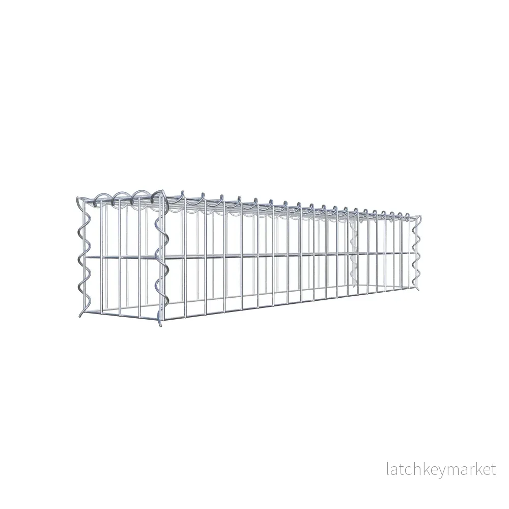 Extra gabion typ 3 100 cm x 20 cm x 20 cm (L x H x D), maskstorlek 5 cm x 10 cm, spiral - Bild 3
