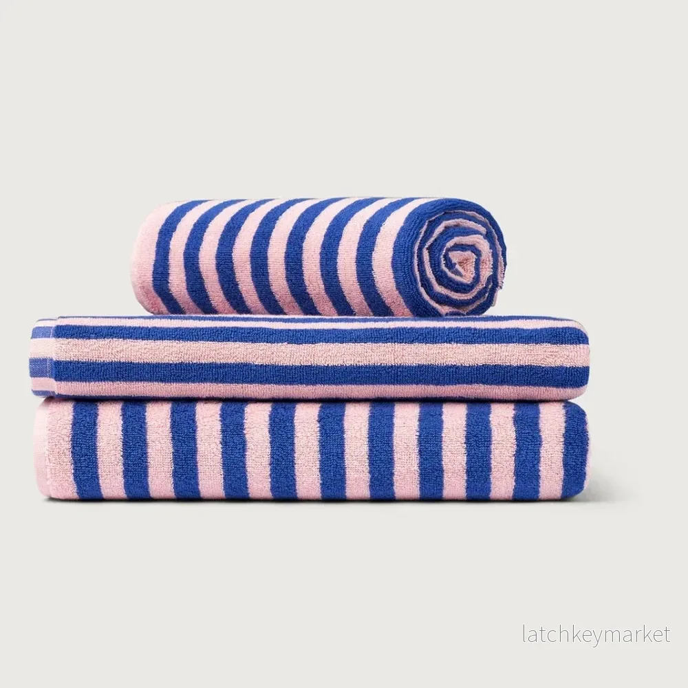 Bongusta Towels Dazzling Blue & Rose Bongusta Towels Dazzling Blue & Rose