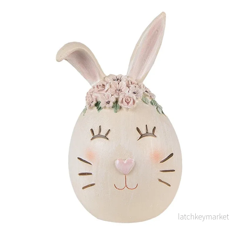 Påskdekoration Kanin Påsk 13 Cm Beige Polyresin REA Påskdekoration Kanin Påsk 13 Cm Beige Polyresin REA